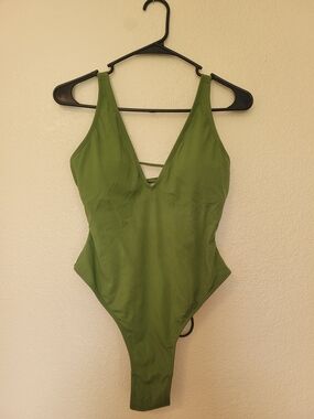 TA3 Hi-Cut Plungey One-Piece Swimsuit